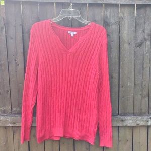 Ladies Cable Knit Sweater